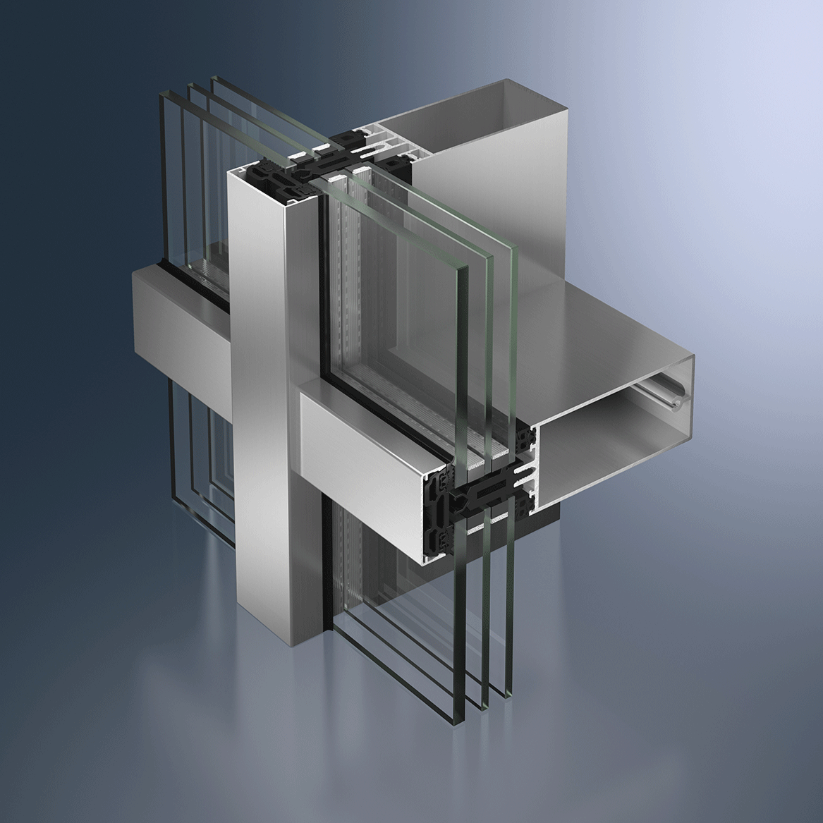 stick curtain wall system details